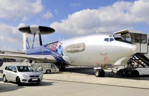 AWACS Flugzeug in Dresden